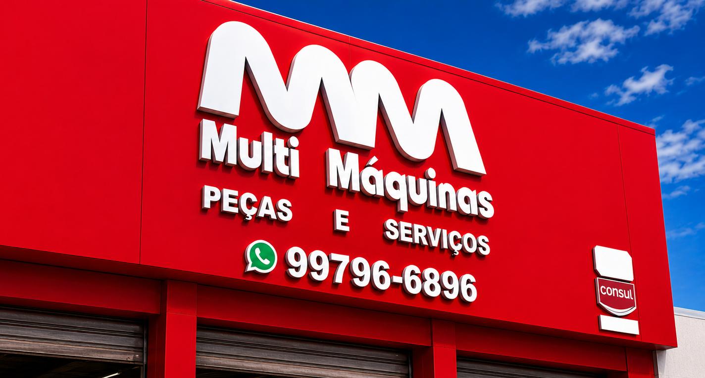 Fachada da loja MM Multi Máquinas em Bauru